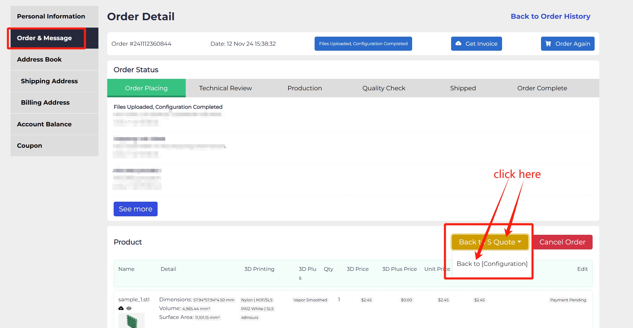 3dspro_squote Benutzerhandbuch – Zurück zur Konfiguration